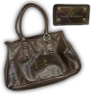 Marco Buggiani leather tote bag.